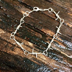 Barbed Wire Chain Link Bracelet - Unisex
