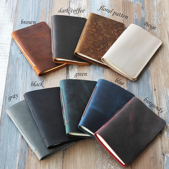 Custom Photo Album 4x6 for 100, 200 or 300 Photos. Personalized Leather Photo Album. Slip-in Travel Photo Album 4x6 in / 10x15 cm Photos.