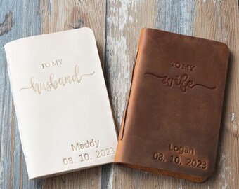To My Husband / Wife Vow Books,  Wedding Vow Books Set of 2, his and her vow book, Wedding Gift, Engagement Gift, Bridal Shower Gift