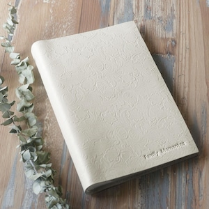 Personalized Photo Album for 100, 200 or 300 4x6 Photos. Album with Slip-in Sleeves. Custom Leather Wedding Photo Album for 10x15 cm Photos