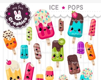 Ice Lolly Clipart - Etsy