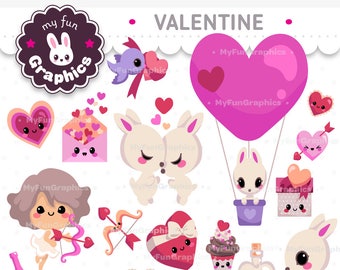 Valentine Kawaii Clipart