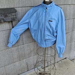 Vintage 1980sMembers Only blaue Jacke New Wave Größe 40 Europe Craft