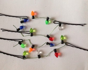 Beard Art Baubles Christmas Beard Hipster Mini Lights 2 strands LITES For Beard Season Beard Ornaments Baubles Beard DO NOT Light Up