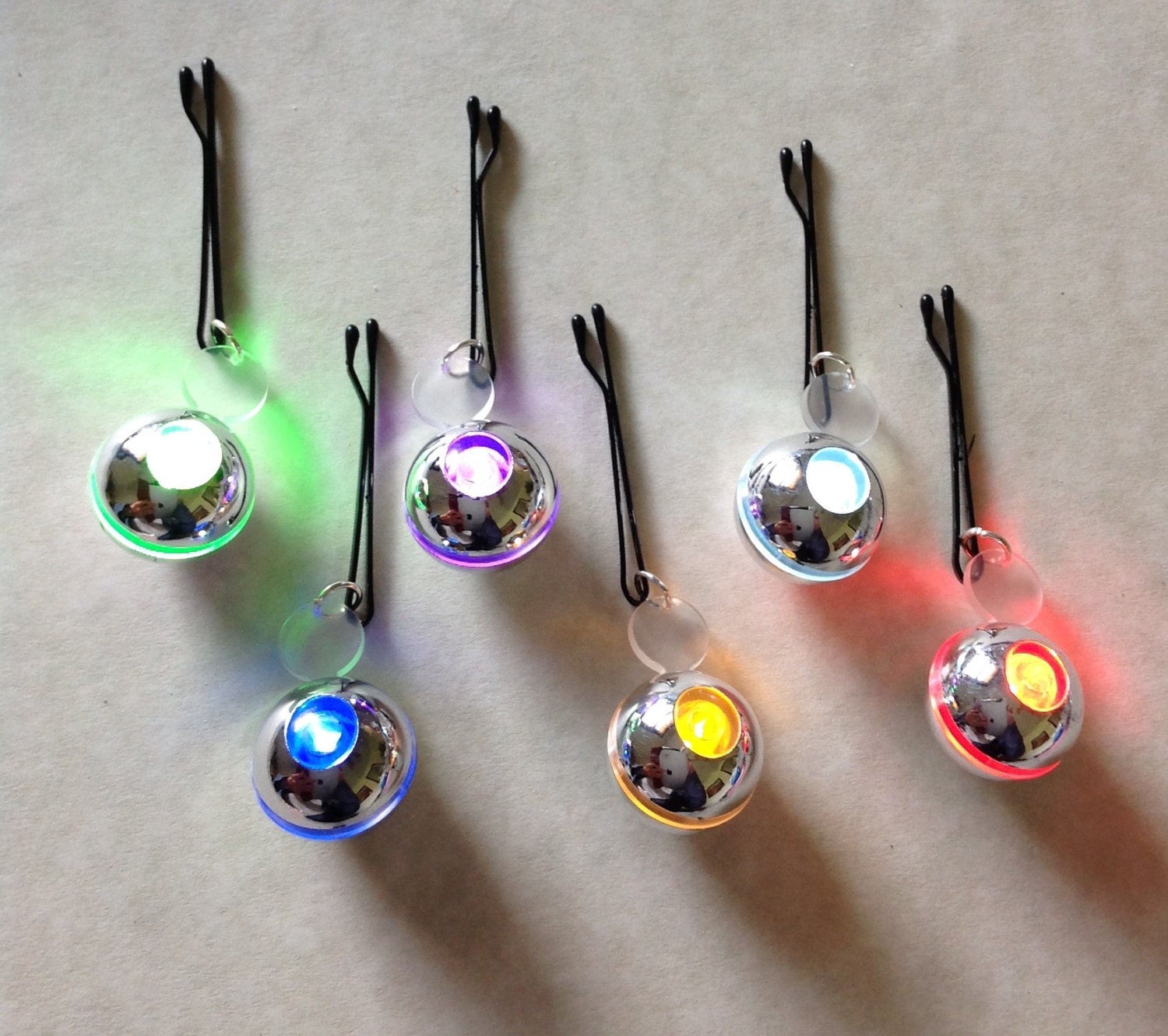 BeardNaments Beard Lights Platinum Beard Fairy Lights Baubles for the