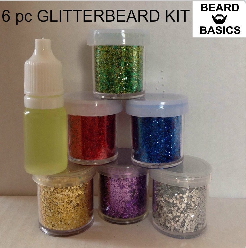 GLITTERBEARD KIT Set of 6 colors by Beard Basics