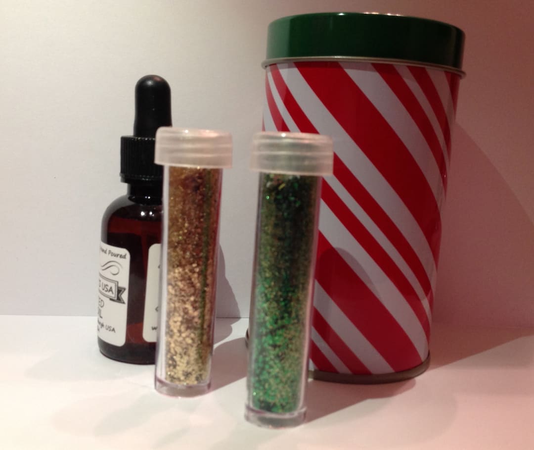 Christmas Glitter Beard Kit Gift Set Beard Glitter Kit Scent Etsy