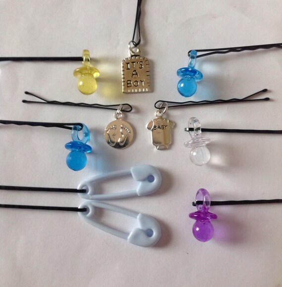 Craft Embellishments: Baby Boy - 10pc Craft Embellishments: Baby Boy - 10pc