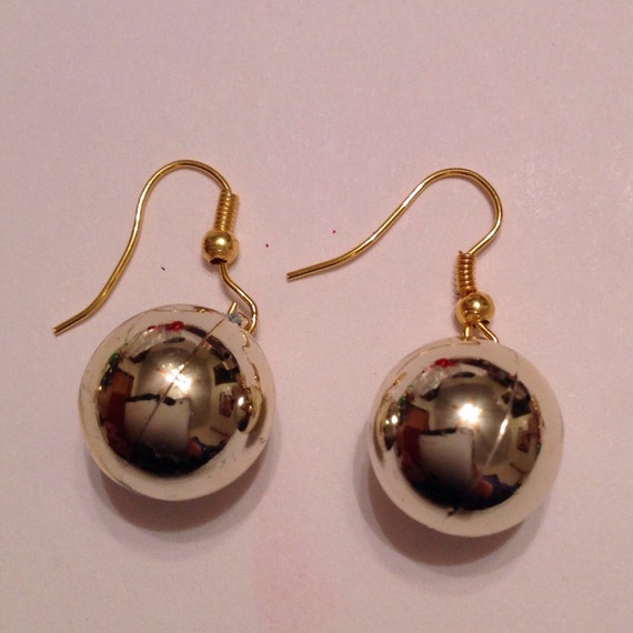 Christmas Ornament Earrings Christmas Bauble Earrings Etsy