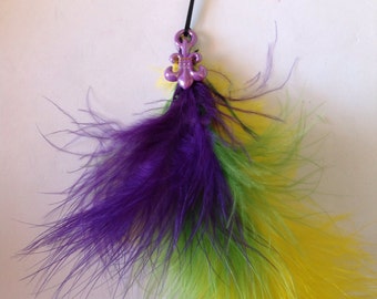 Beard Art Baubles Mardi Gras laissez les bon temps rouler Hipster Set  3 Theme Color Feathers Fleur De Lys