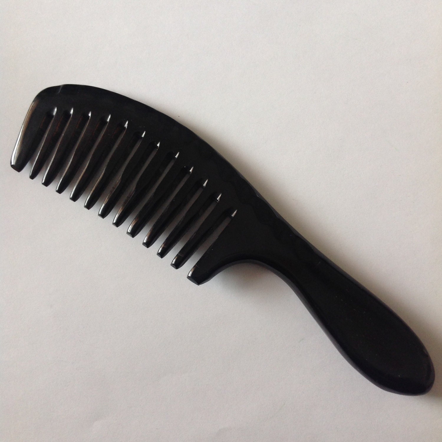 Wide Tooth Organic Oxhorn Hand Made Beard Comb By UB's Beard Basics