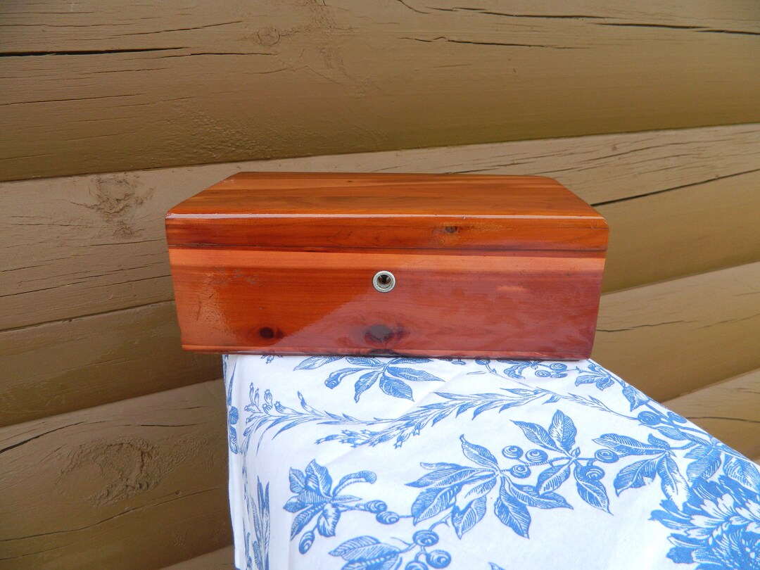 Lane Vintage Miniature Cedar Chest Keepsake Box Jewelry Box Etsy