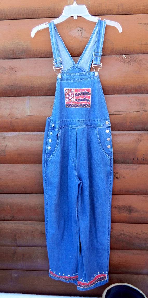 Vintage Denim & Co. Bib Overalls - Size M - image 1