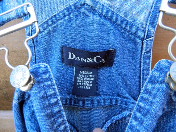 Vintage Denim & Co. Bib Overalls - Size M - image 6