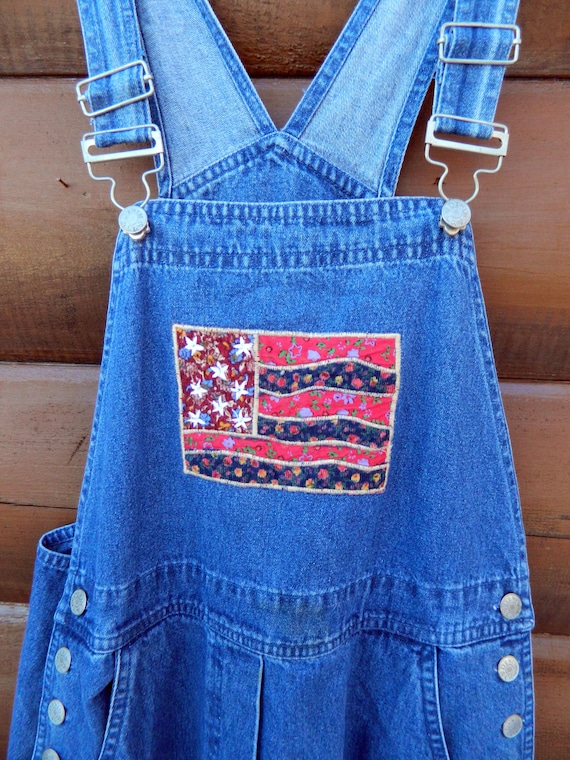 Vintage Denim & Co. Bib Overalls - Size M - image 2