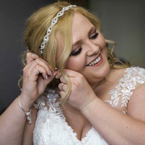 Bridal Diamante Rhinestone, Wedding Headband, Bridal Hair Comb, Bridal Hair Accessory, Rhinestone Tiara, Hair Jewellery image 2
