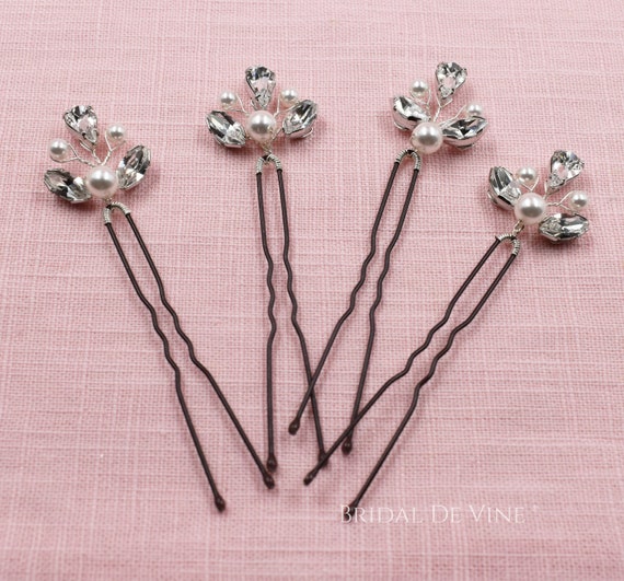 Bridal Pearl and Diamante Hair Pins Bridal Hair Accessories - Etsy UK Bridal Pearl and Diamante Hair Pins Bridal Hair Accessories - Etsy UK