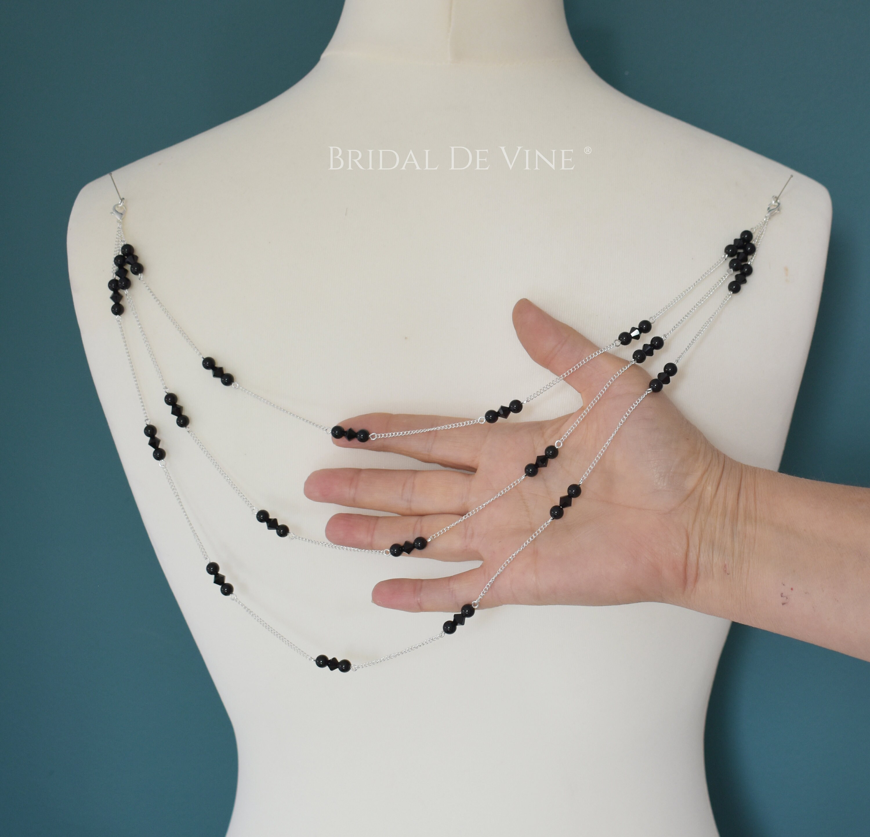 Bridal back jewellery deals