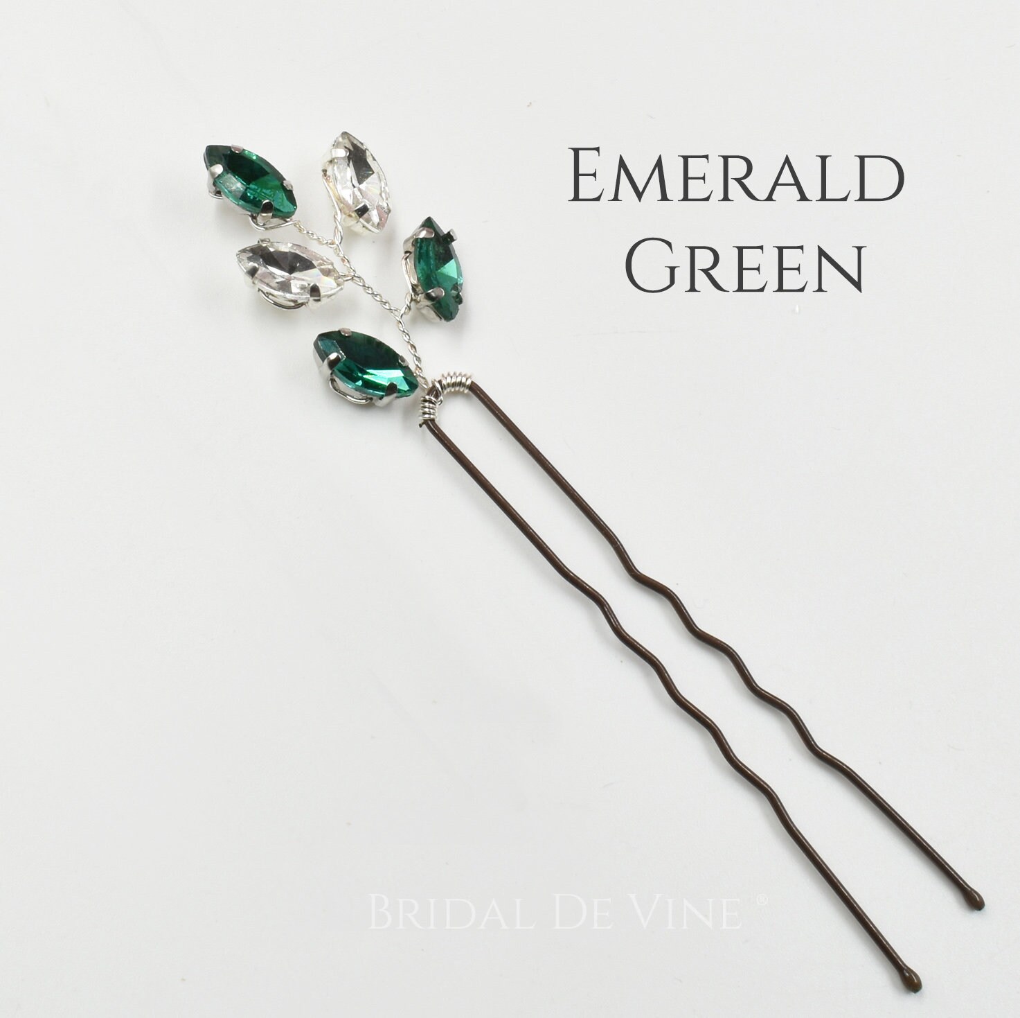 Bridal Bridesmaids Hair Pin Rhinestone Hair Accessories Etsy UK