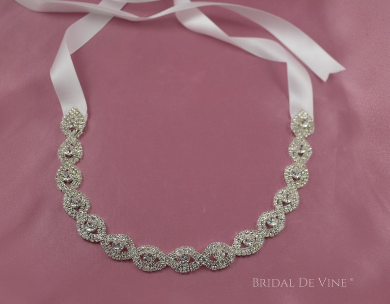 Bridal Diamante Rhinestone, Wedding Headband, Bridal Hair Comb, Bridal Hair Accessory, Rhinestone Tiara, Hair Jewellery image 9