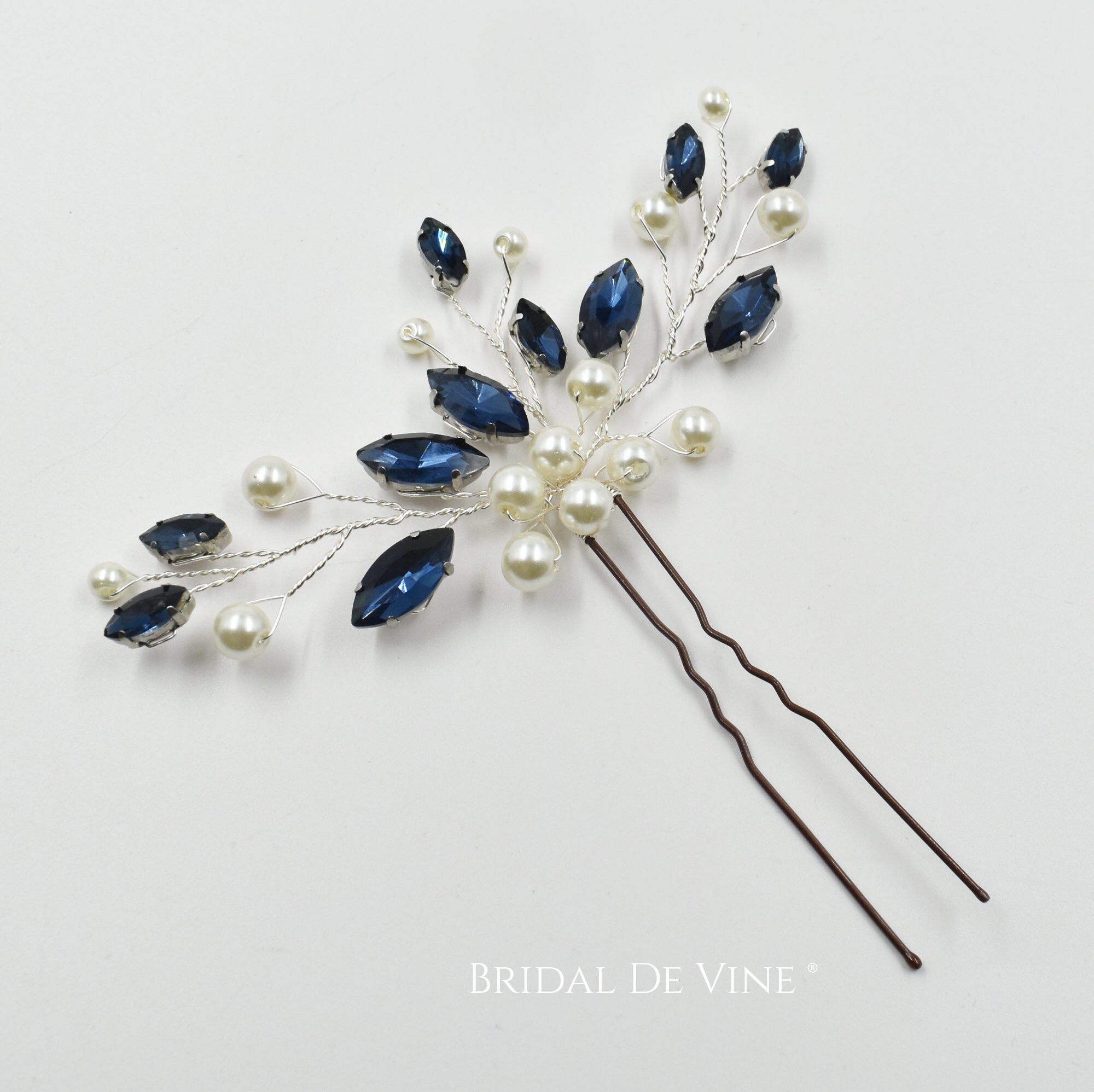 Emerald Green Hair Pins Rhinestone Hair Accessories Red Blue Etsy