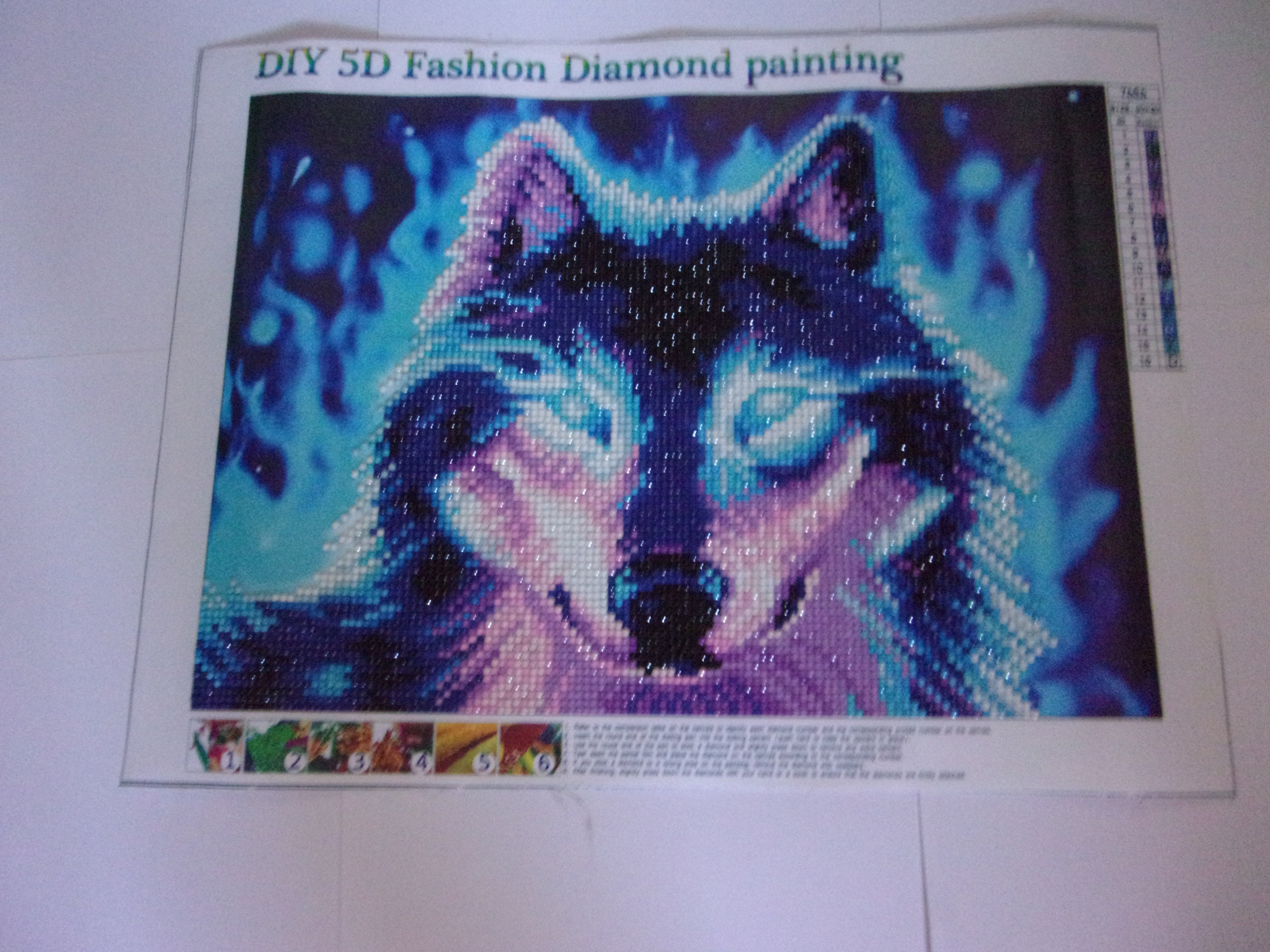 DIAMOND DOTZ ® - Mystic Wolf, Full Drill, Round Dotz, Diamond Painting  Kits, Diamond Art Kits for Adults, Gem Art, Diamond Art, Diamond Dotz Kits