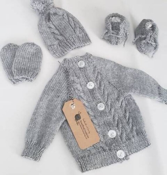 caps mittens and booties