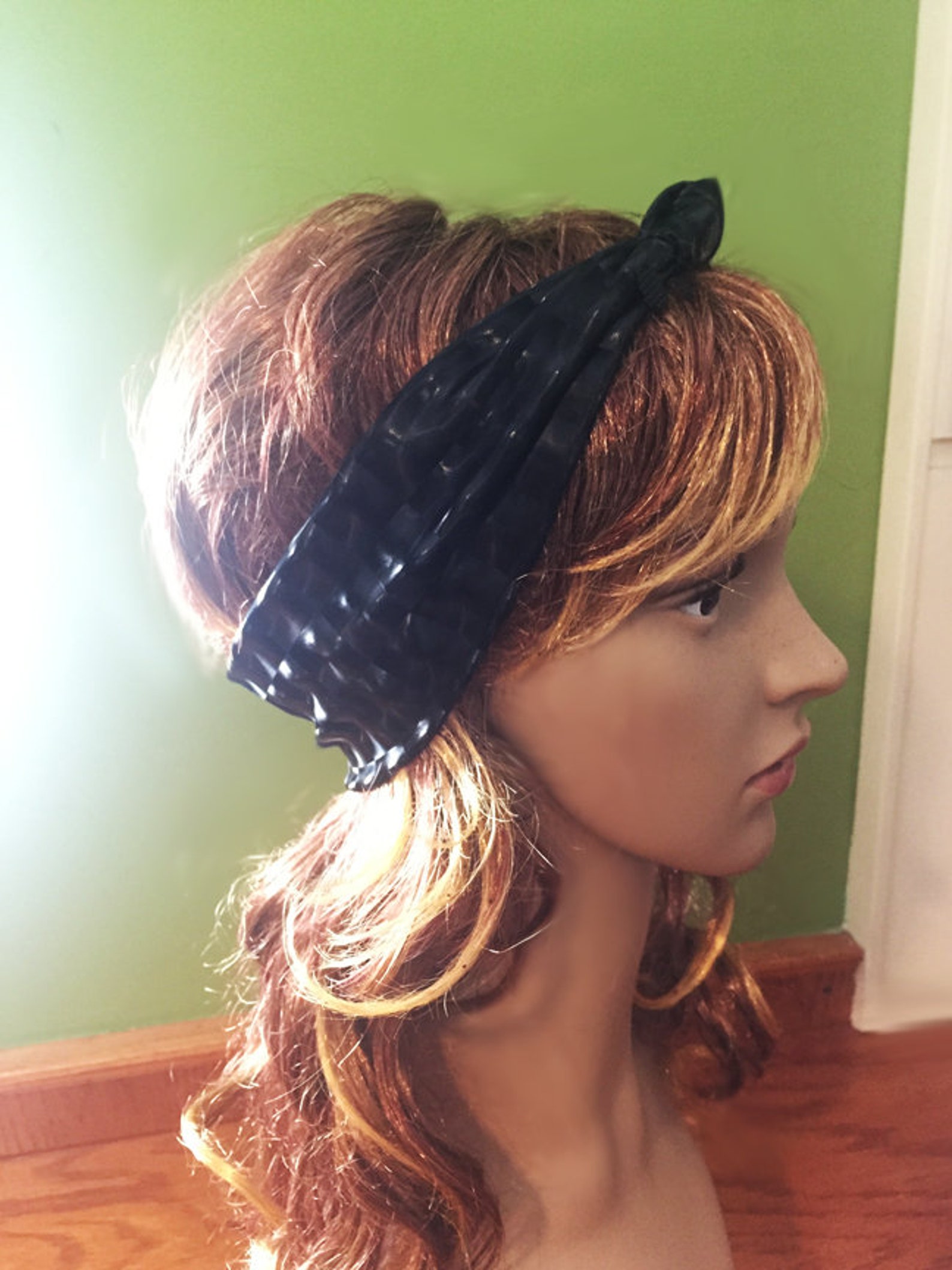 Buy Retro Headband Disco Headband Holographic Headband Front Knot