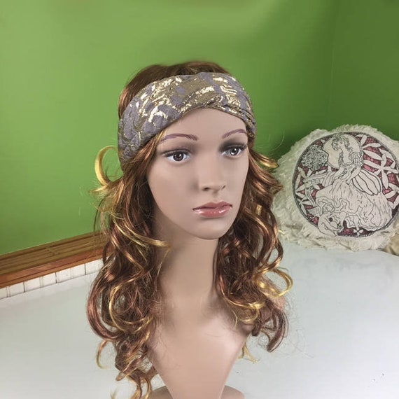 Elegant Headband Gold Headband Twisted Headband Retro Turban Disco Headband Shimmering Headband Women Hair Accessories Gatsby Headband Band