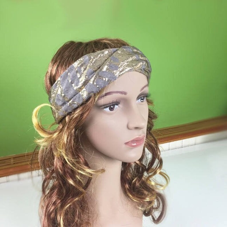Elegant Headband Gold Headband Twisted Headband Retro Turban Etsy