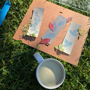 DIY Cyanotype Bookmark Kit: Sun Print Gift for Readers image 8