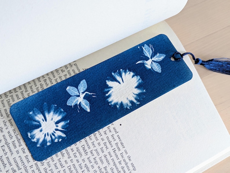 DIY Cyanotype Bookmark Kit: Sun Print Gift for Readers image 7