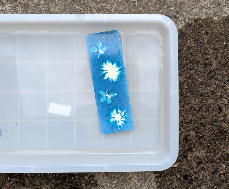 DIY Cyanotype Bookmark Kit: Sun Print Gift for Readers image 6