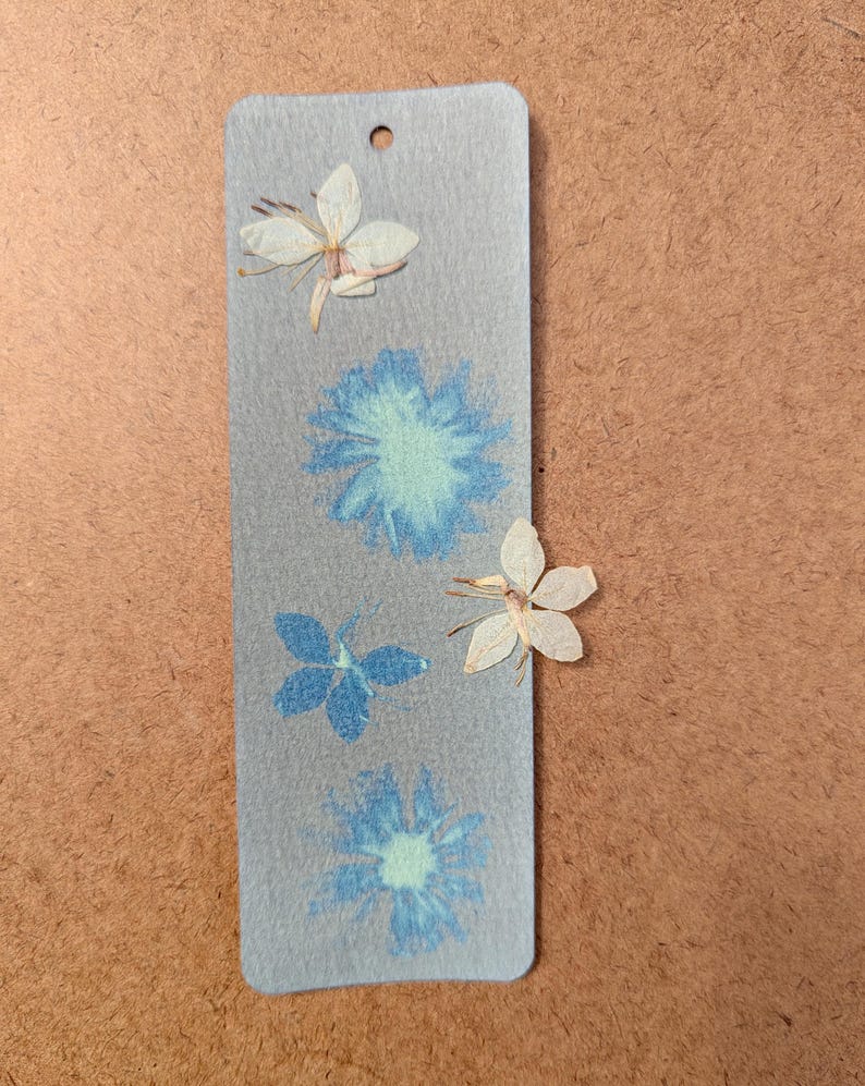 DIY Cyanotype Bookmark Kit: Sun Print Gift for Readers image 5