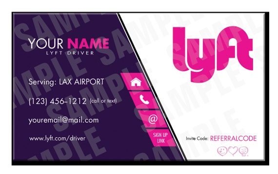 Lyft Business Cards >> Personalized Lyft Business Cards 16pt Card Stock Uv Gloss Front Matte Finish On Back Lyft Business Cards >> Personalized Lyft Business Cards 16pt Card Stock Uv Gloss Front Matte Finish On Back