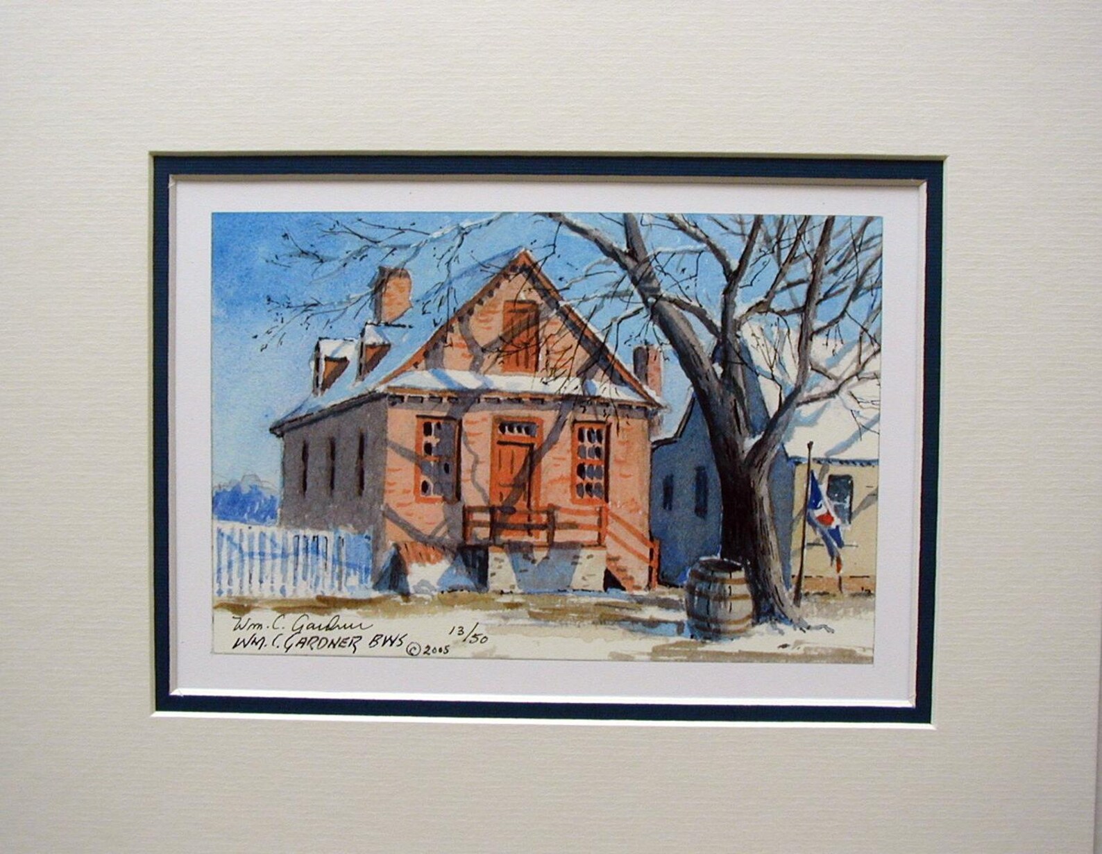 Watercolor Print Limited Edition Williamsburg Virginia Etsy