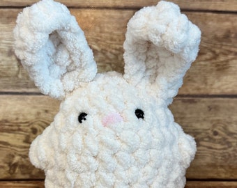 Finished Crochet Beattie Bunny Rabbit plushie toy gift handmade Easter