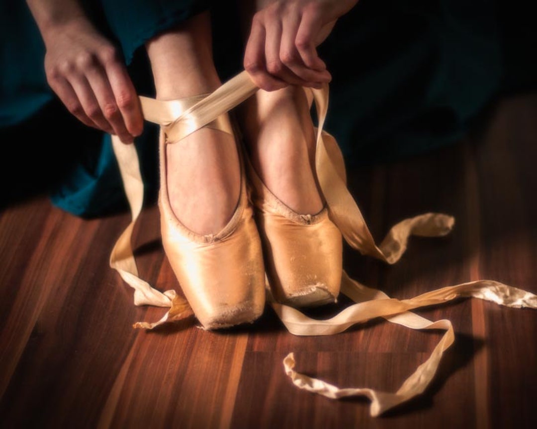 Ballet Slipper Ribbons 8x10 Fine Art Print. Etsy