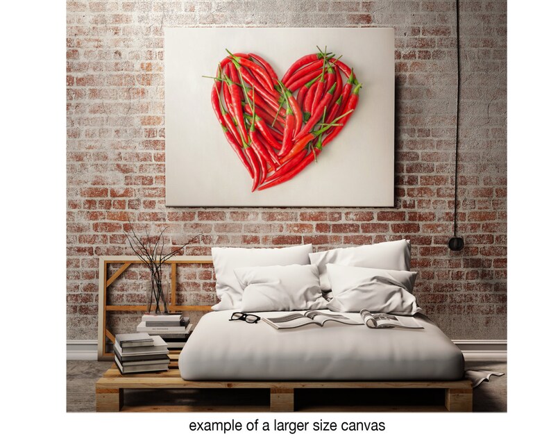 Chill Pepper Heart. Photography print. I love you gift. image 2