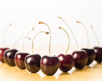 Cherry Chorus Line: 8x10 food picture; available in other sizes.