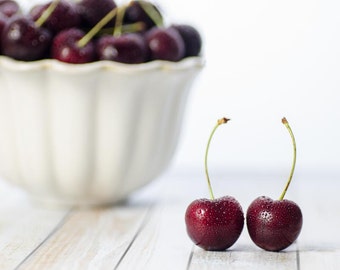 8x10 Romantic photography print of Cherry Couple.