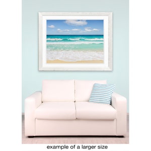8x10 Caribbean Sea Ocean Photography Print, Turquoise Wave Photography ...