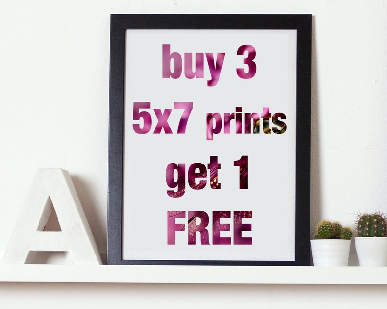 5x7 or 5x5 buy any 3 and get 1 FREE. Discounted set of 4 photography fine art prints of your choice. image 1