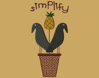 WE019 - Simplify Crow Pot 4x4 Split