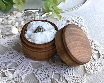 Ring Box Engagement Proposal Wedding Rustic Wood Natural