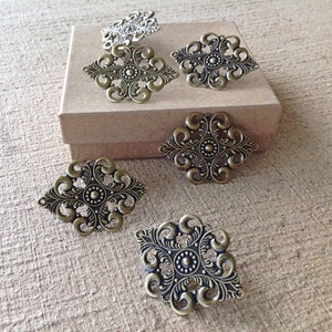 Push Pins Ornate Gold Fancy Cork Message Board Thumb Tacks