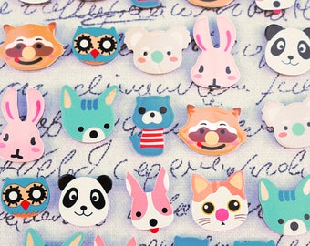 Fridge Magnets Panda Bunny Koala Owl Fox Baby Room