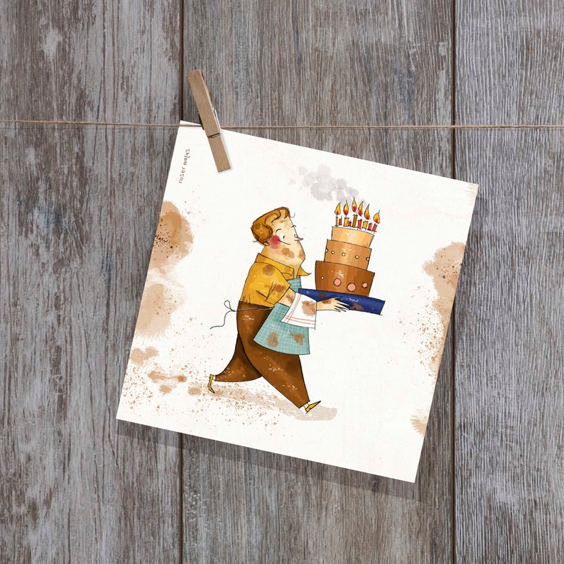 Happy Birthday Cards Set of 5 - Etsy