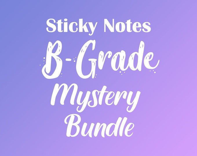 B-Grade Mystery Bundle | 3 Discount Sticky Note Pads