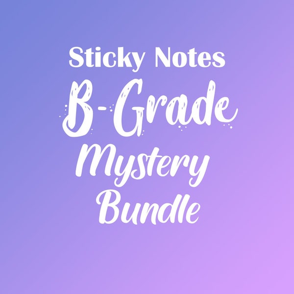 B-Grade Mystery Bundle | 3 Discount Sticky Note Pads